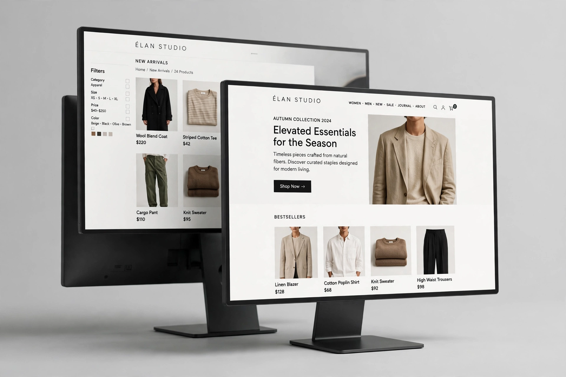 LuxeMode fashion store website case study